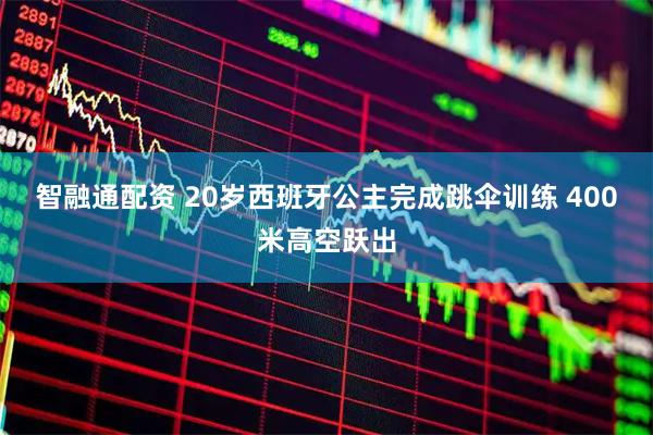 智融通配资 20岁西班牙公主完成跳伞训练 400米高空跃出